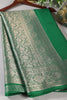 Solid Colour Silk Woven Sarees