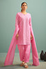 Baby Pink Color Cotton Resham Embroidered Suit