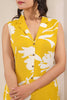 Mustard Color Cotton Floral Printed Long Co-ord Set