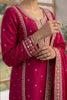 Magenta Pink Crepe Silk Zari and Sequins Embroidered Anarkali Suit