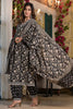 Black Color Cotton Printed Suit