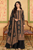 Bottle Green Velvet Printed Unstitched Suit Material