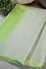 Light Green Color Cotton Woven Saree