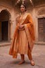 Mustard Banarsi Silk Woven Unstitched Suit Material