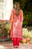 Maroon Crepe Silk Printed Kurta Set