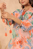 Peach Color Muslin Printed Co-Ord Set