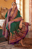 Green Color Gajji Silk Printed Saree