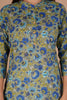 Olive Green Color Cotton Floral Printed Kurti