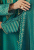 Teal Crepe Silk Bandhani Printed, Embroidered And Zari Woven Unstitched Suit