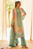 Mint Green Color Silk Digital Printed Unstitched Suit Material