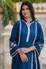 Dark Teal Color Cotton Suit