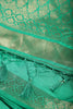 Mint Green Colour Silk Woven Saree