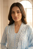 Light Blue Mul Cotton Chikankari Work Suit Set