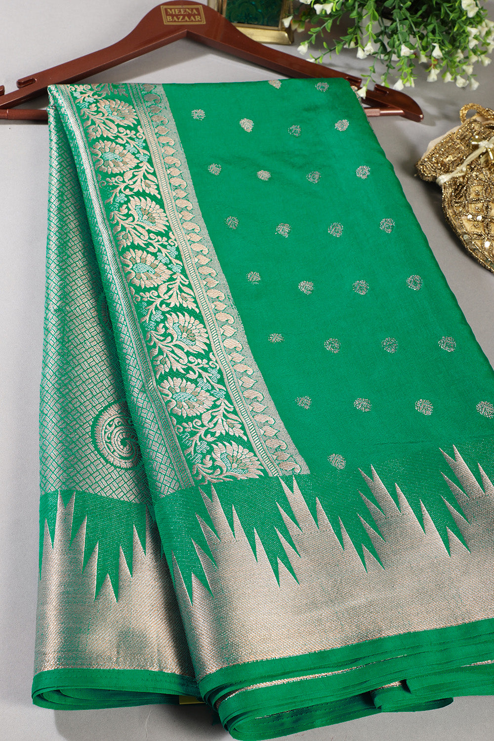 Silk Buta Woven Saree