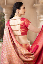Rani Maheshwari Silk Soft Brocade Woven Saree