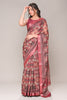 Maroon Color Cotton Silk Printed Saree