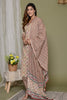 Beige Color Cotton Printed Suit