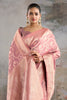 Dusty Pink Katan Silk Banarasi Woven Saree