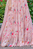 Pink Colour Crepe Printed Anarkali Kurti
