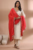 Beige Color Chanderi Cotton Suit