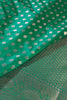 Green Cotton Silk Zari Woven Saree
