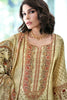 Cream Cotton Silk Digital Printed Unstitched Suit Material
