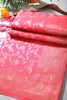 Pink Colour Zari Woven South Silk Saree