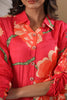 Fuchsia Pink Color Muslin Printed Co-Ord Set