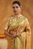 Husk Color Woven Silk Saree