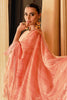 Peach Green Color Silk Digital Printed Unstitched Suit Material