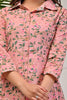 Peach Color Cotton Printed Co-Ord Set