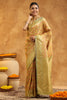 Husk Color Woven Silk Saree
