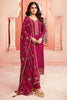 Magenta Color Silk Zari & Sequins Embroidered Unstitched Suit Fabric
