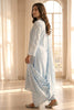Light Blue Mul Cotton Chikankari Work Suit Set