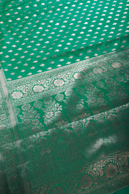 Silk Zari Buta Woven Sarees
