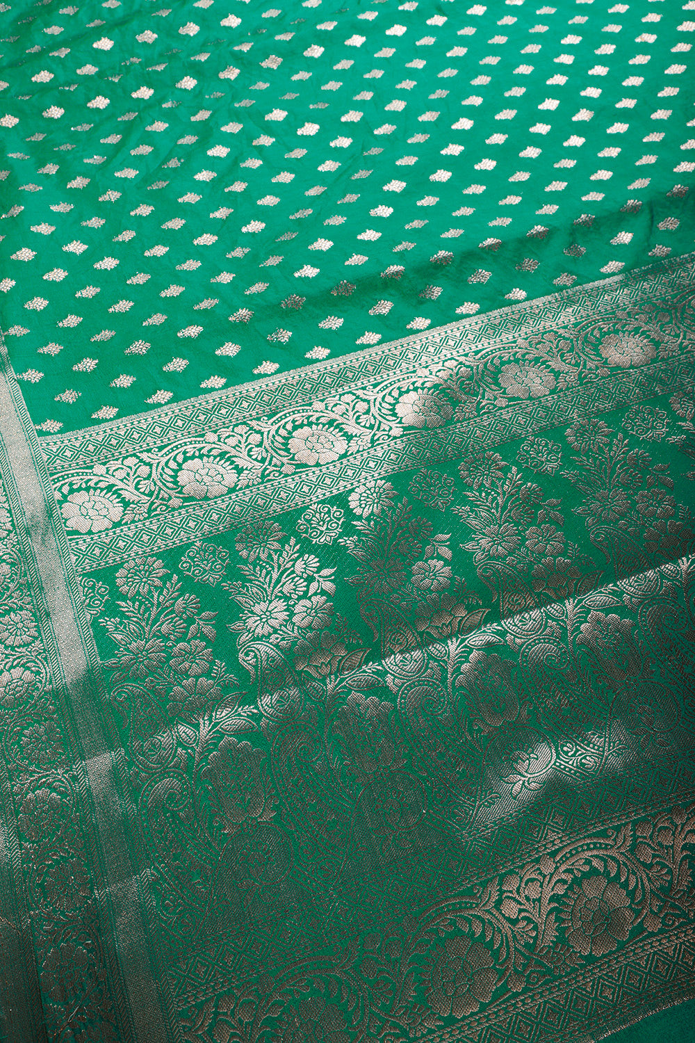 Silk Zari Buta Woven Sarees