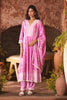 Cadillac Pink Color Cotton Floral Printed and Resham Embroidered AnarkalI Suit