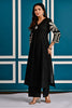 Black Floral Embroidered Cotton Kurta Set