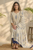 Cream Cotton Hand-Block Printed Suit