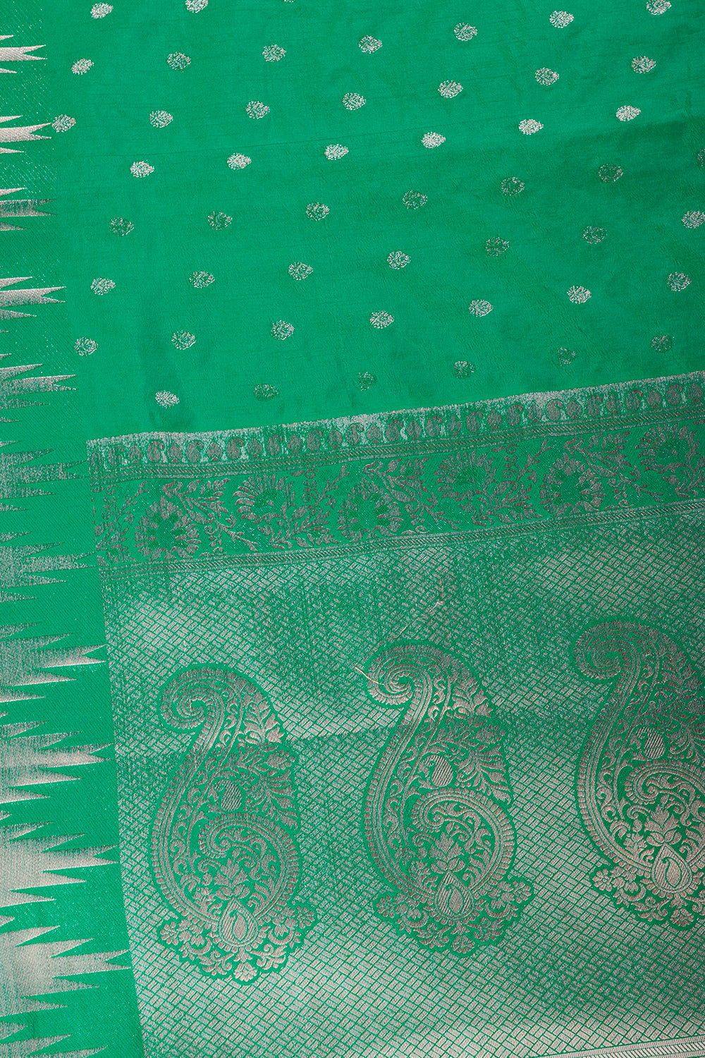 Silk Buta Woven Saree