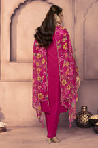 Cherry Red Embroidered Suit Set