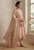 Cream Floral Printed Kota Cotton Suit