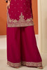 Rani Crepe Silk Embroidered Suit With Embroidered Palazzo