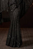 Black Net Sequins & Cut-Dana Embroidered Saree with Readymade Blouse