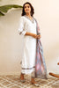 White Color Cotton Hakoba Style Straight Suit
