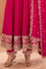 Rani Pink Crepe Silk Zari and Sequins Embroidered Anarkali Suit