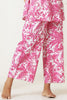 White & Pink Color Cotton Floral Printed Co-Ord Dress