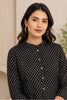 Black Cotton Printed Kurta Set