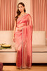 Dusty Pink Tissue Swaroski Work Saree