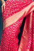 Rani Zari Woven Fuji Silk Saree